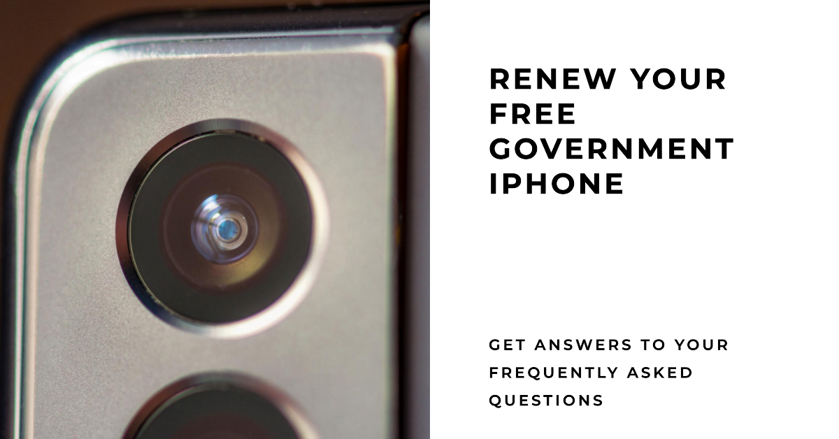 Illustration of Frequently Asked Questions about free government iPhone renewal process